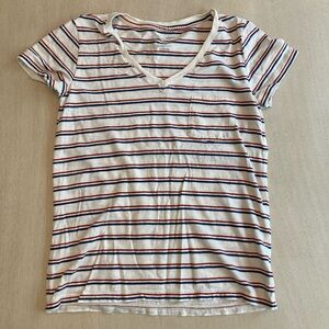 Red, White, & Blue Striped Shirt